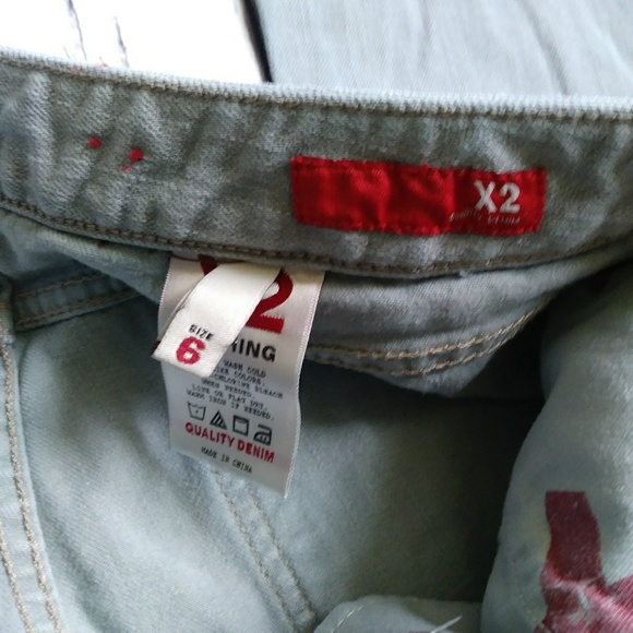X2 Denim Ultra Low Rise Skinny W01 Jeans Size 6 - Picture 5 of 8